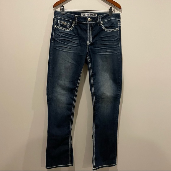 Warehouse One Premium Denim Bootcut Jean - Picture 1 of 3